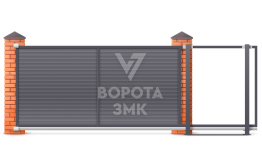 Откатные ворота Alutech 3000×2000 Trend ЗМК-9642